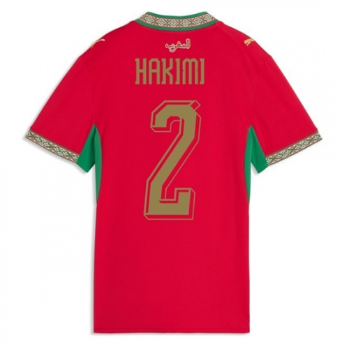 Billige Fotballdrakt Marokko Achraf Hakimi #2 Replika Hjemmedrakt Dame VM 2026 Kortermet Billige Fotballdrakt Marokko Achraf Hakimi #2 Replika Hjemmedrakt Dame VM 2026 Kortermet